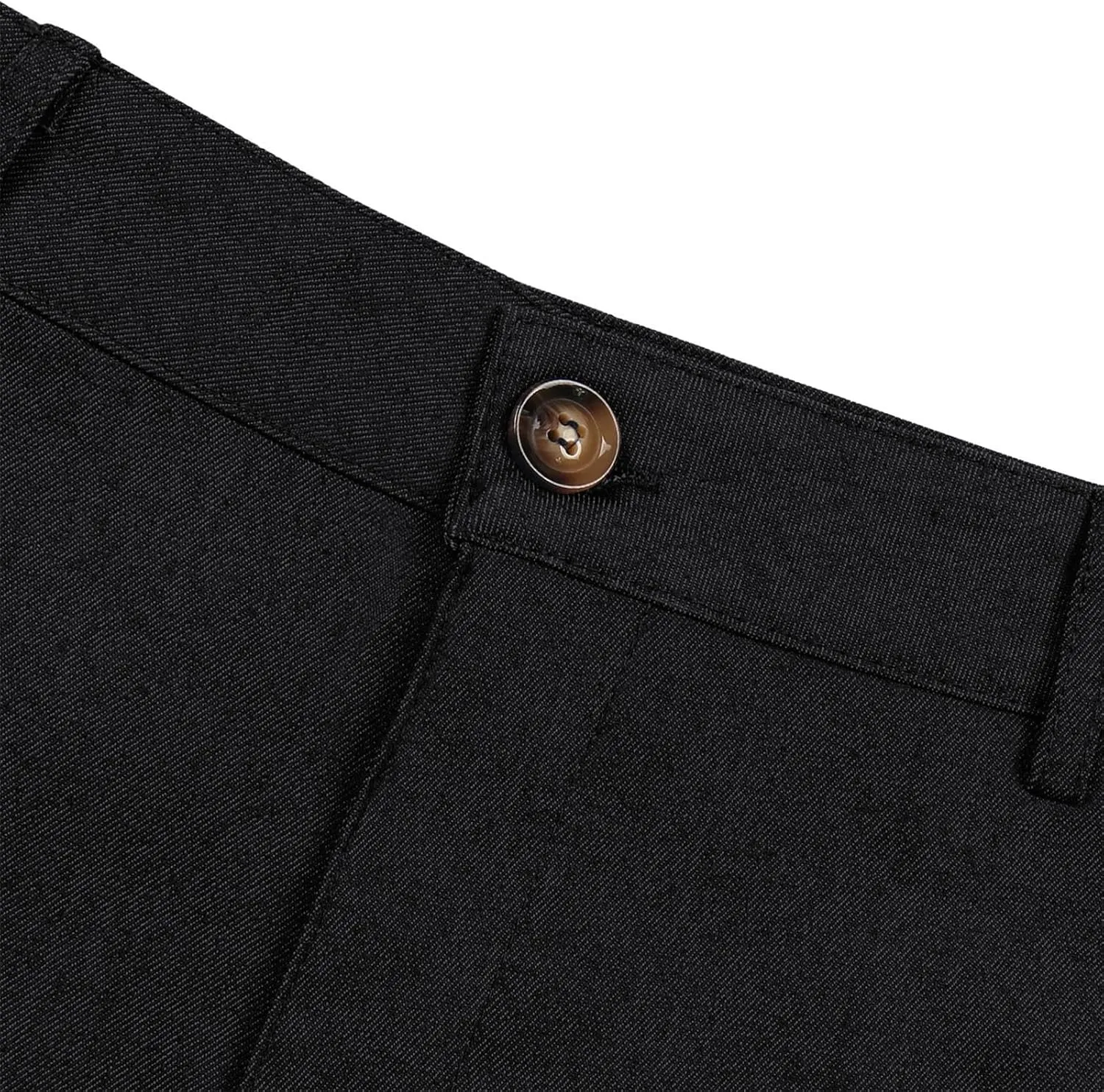 Men's Fashion Cotton Slim Fit Dress Pants Casual Business Skinny Stretch Chino Pants Golf Pencil Pants with Pockets