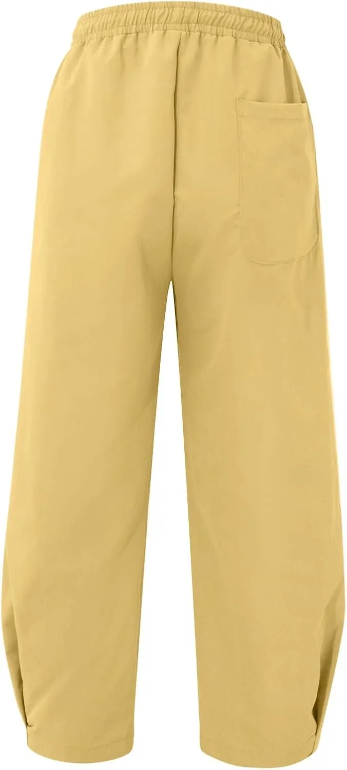Mens Sweatpants with Pockets Big and Tall Mens Cargo Pants Hiphop Rock Street Harem Pants Sweatpants for Men Joggers