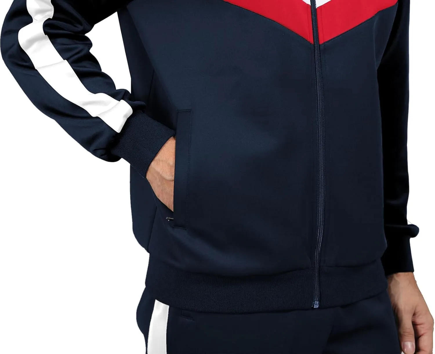 Men's Tracksuits Set 2 Piece Athletic Full Zip Track Suits Workout Jogging Sweatsuit Sets for Men