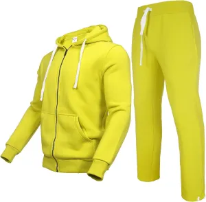 Men's Tracksuits Sweatsuits 2 Piece Casual Sweat Jogging Suit Set Athletic Full Zip Hoodies and Sweatpant Outfits