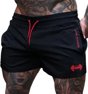 Muscle Alive Men's 4" Running Workout Shorts with Lining
