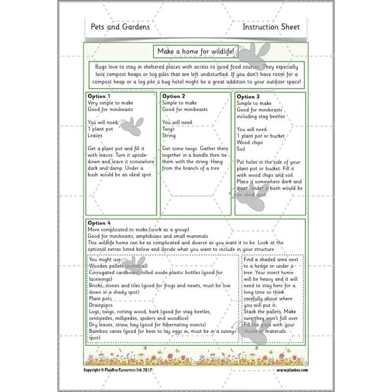 Pets and Gardens