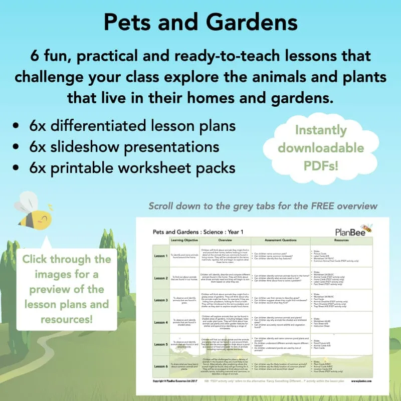 Pets and Gardens