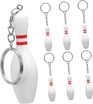 Realistic Bowling Ball Keychain Sports Keyring Decorative Pendant Keyring for Bowling Balls Party Favors