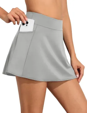 Septangle Women's Swim Skirts Tankini Bottom with Side Pocket Swimsuit