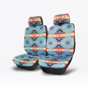 Set of 2 Car Seat Cover Set (Sky Blue)