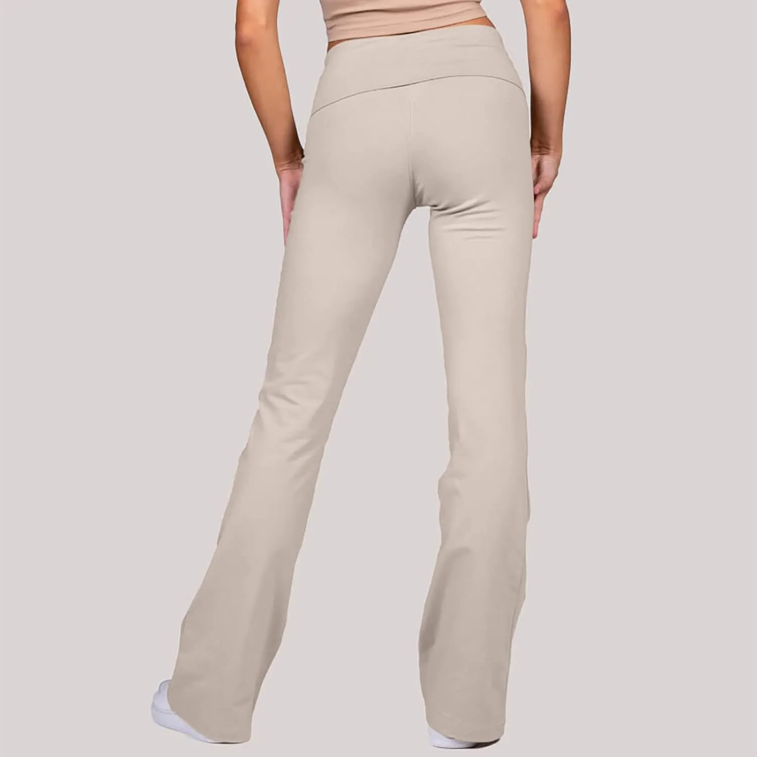SMIDOW Bootcut Yoga Pants for Women High Waist Casual Flare Leggings Workout Flares Tall Long Lounge Trousers