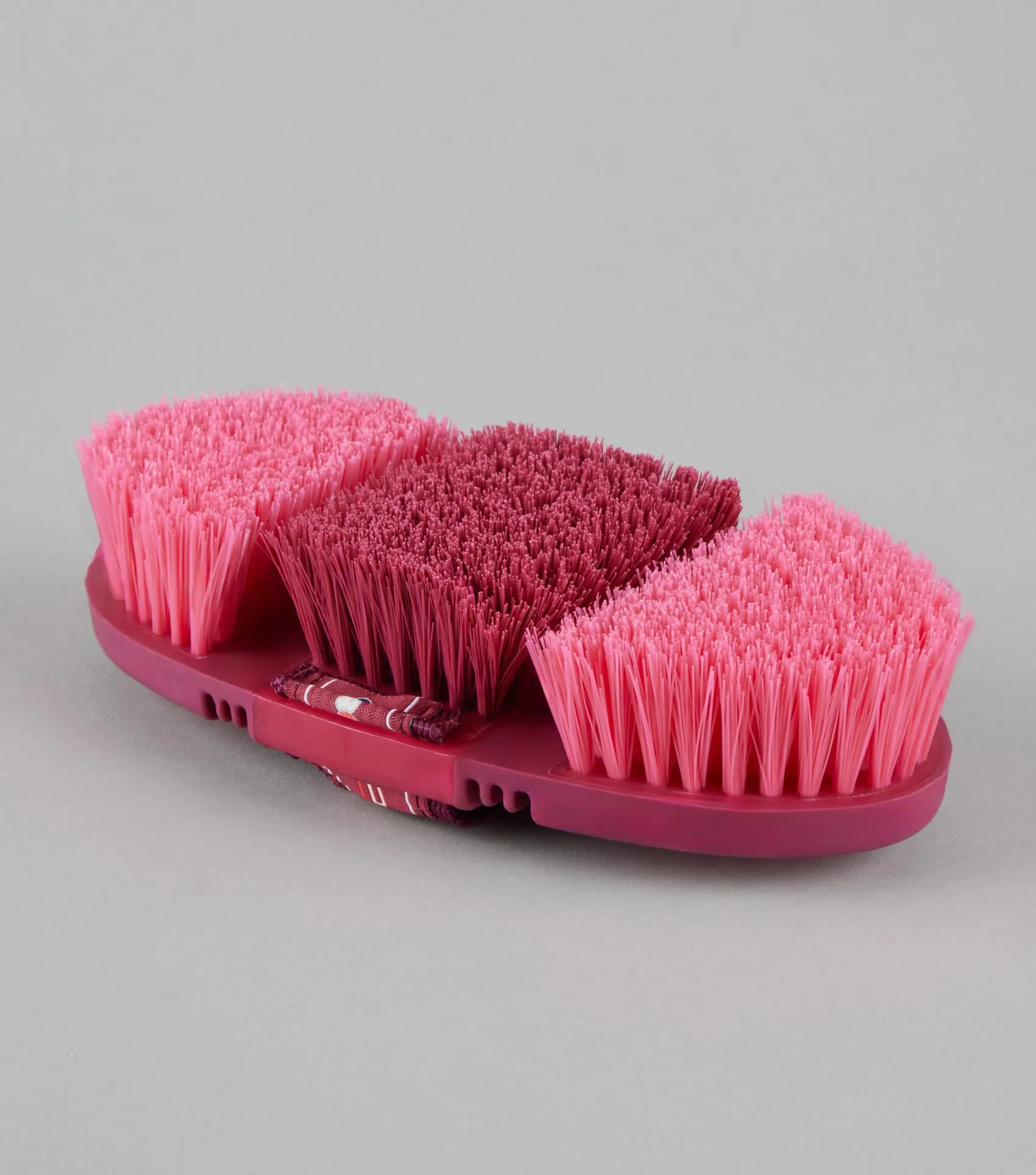 Soft-Touch Flexi Body Brush Wine & Fuchsia