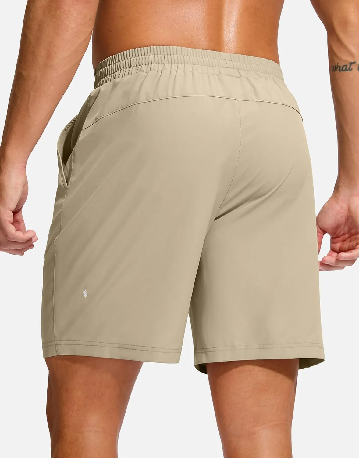 Soothfeel Men's Athletic Workout Shorts with Zipper Pocket 5"/7" Running Gym Shorts for Men Lightweight Quick Dry Tennis