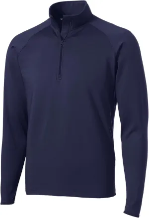 SPORT-TEK Men's Tall Sport Wick Stretch 1/2 Zip Pullover