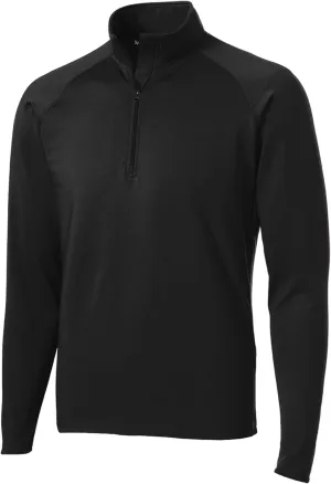 SPORT-TEK Men's Tall Sport Wick Stretch 1/2 Zip Pullover