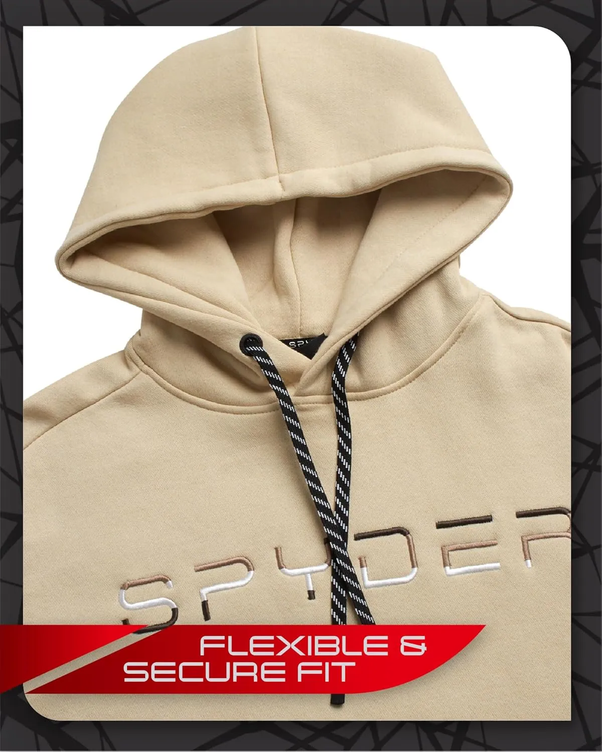 Spyder Men's Sweatsuit Set - 2 Piece Performance Fleece Pullover Hooded Sweatshirt and Jogger Sweatpants for Men (S-XXL)