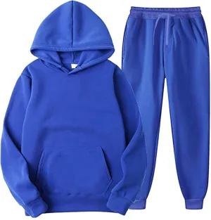 Sweat Suits for Men 2 Piece Set Sport Outfits Pullover Hoodie Sweatshirt Tracksuit & Joggers Sweatpants Sweatsuit Set
