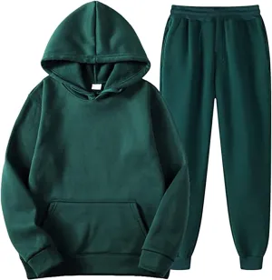 Sweat Suits for Men 2 Piece Set Sport Outfits Pullover Hoodie Sweatshirt Tracksuit & Joggers Sweatpants Sweatsuit Set