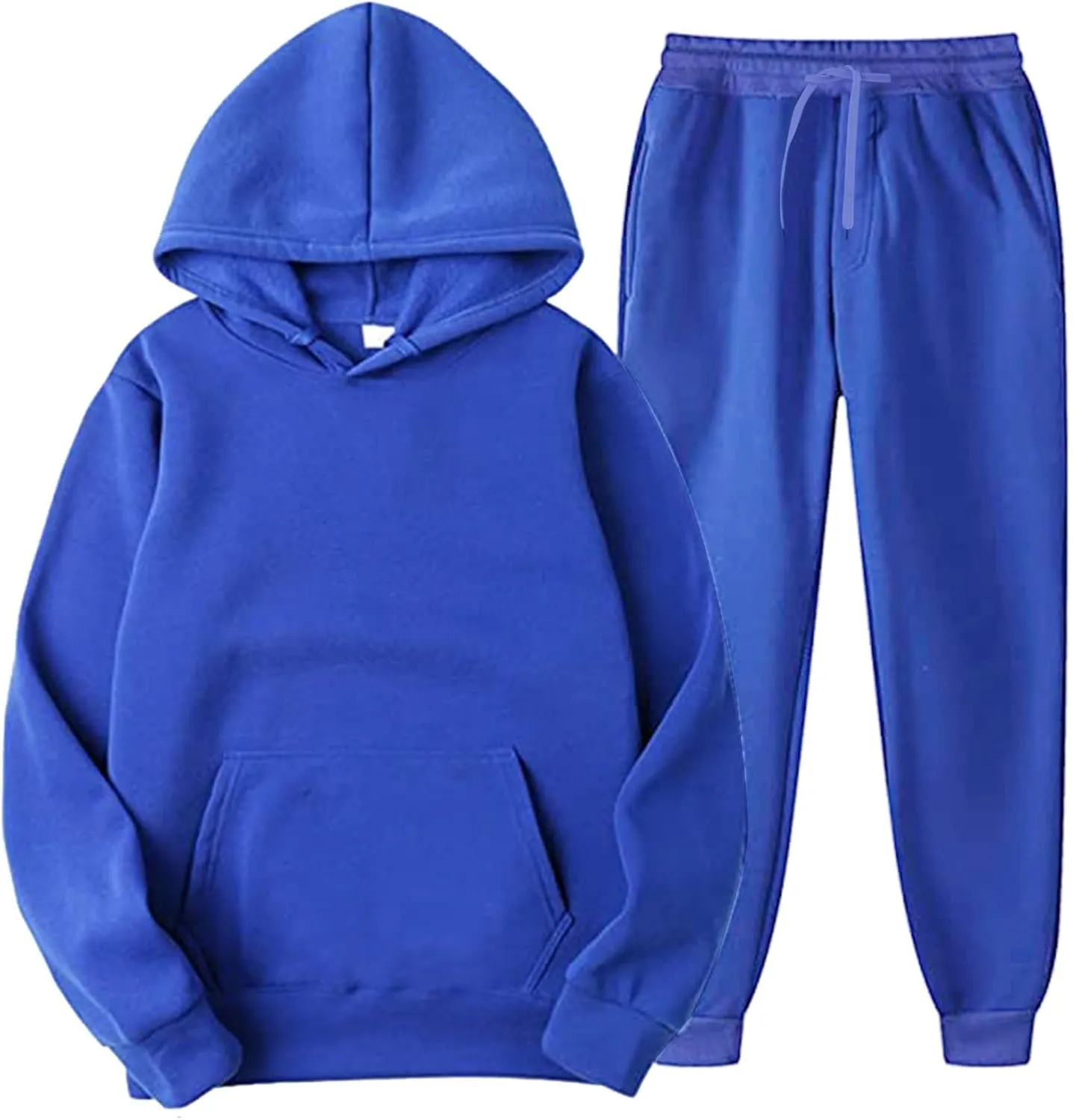 Sweat Suits for Men 2 Piece Set Sport Outfits Pullover Hoodie Sweatshirt Tracksuit & Joggers Sweatpants Sweatsuit Set