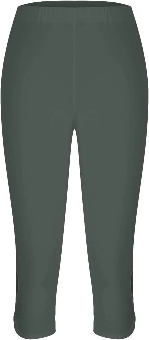 TARIENDY Capri Leggings for Women Tummy Control High Waisted Casual Yoga Pants Summer Lightweight Athletic Workout Capris