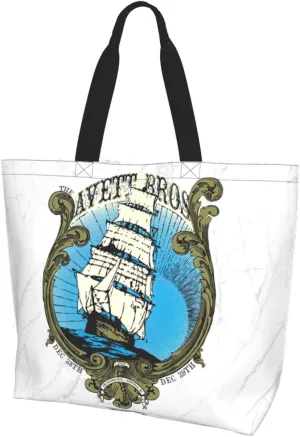 The Avett Musics Brothers Shoulder Tote for Women Weekender Handbag Reusable Grocery Shopping Bag