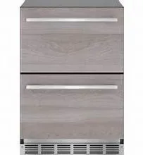Thermador Freedom Collection T24UR905DP 24" Built In Double Drawer Refrigerator