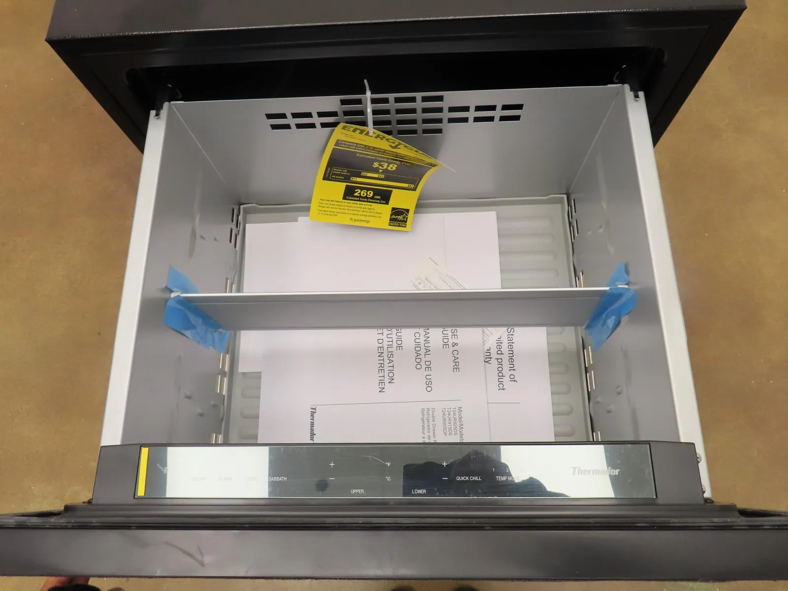 Thermador Freedom Collection T24UR905DP 24" Built In Double Drawer Refrigerator