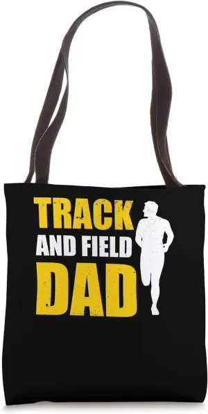 Track and Field Dad Tote Bag