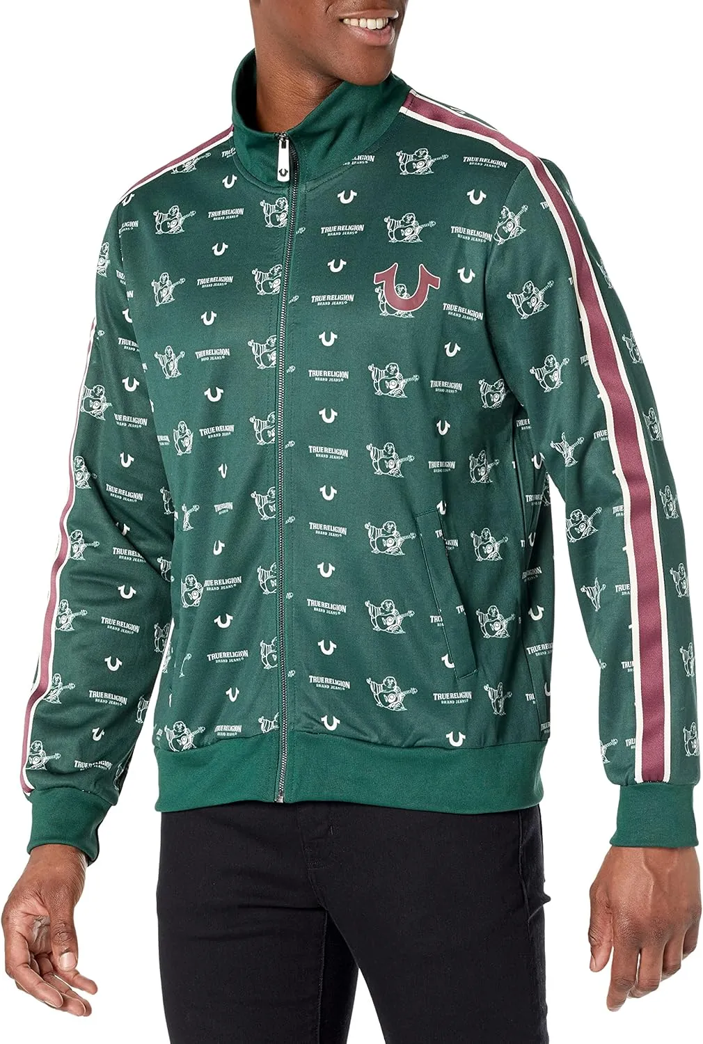 True Religion Men's Monogram Track Jacket