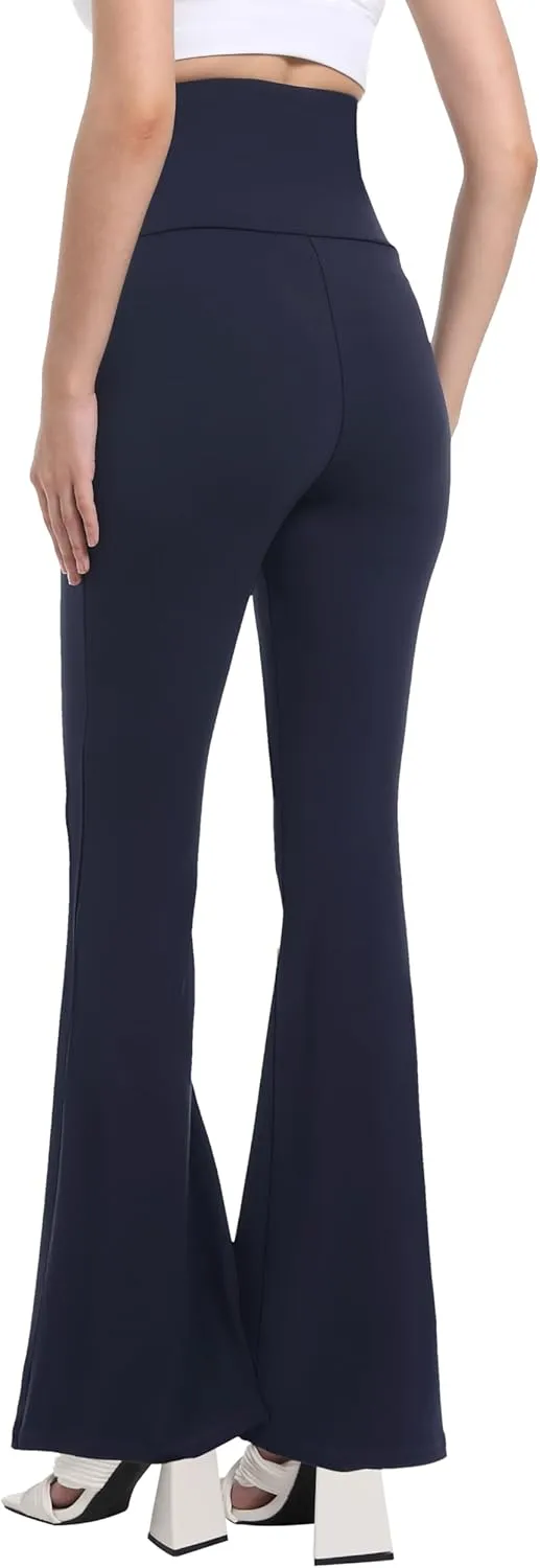 V VOCNI Women's Maternity Flare Leggings Over The Belly Bootcut Bell Bottom Pregnancy Leggings Lounge Yoga Pants