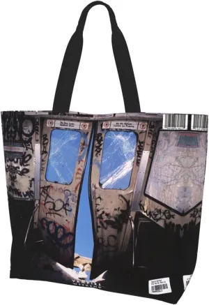vampire Musics weekend Shoulder Tote for Women Weekender Handbag Reusable Grocery Shopping Bag