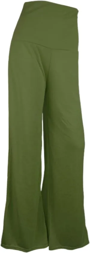 Wide Leg Pants for Women High Waist Yoga Pants Loose Stretch Comfy Sweatpants Trendy Solid Color Casual Trousers