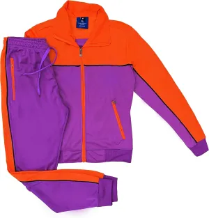 Women's 2-Piece Fashionary Tracksuit Full Track Jacket & Jogger Track pants Jumpsuit