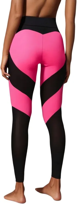 Women's High Waist Leggings Heart Butt Yoga Trousers Jogging Bottoms Push Up Fitness Trousers Women Leggings Gym