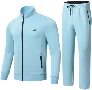 yuyangdpb Men's Tracksuits 2 Piece Outfits Full Zip Sports Sweatsuit Jogging Suits